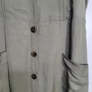 Reiss | Dresses | Reiss Emma Linen Blend Midi Shirt Dress Size 6 | Poshmark